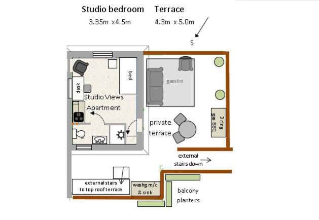 Studio Views Apartment, Cortijo Fruitful Hills Málaga Esterno foto